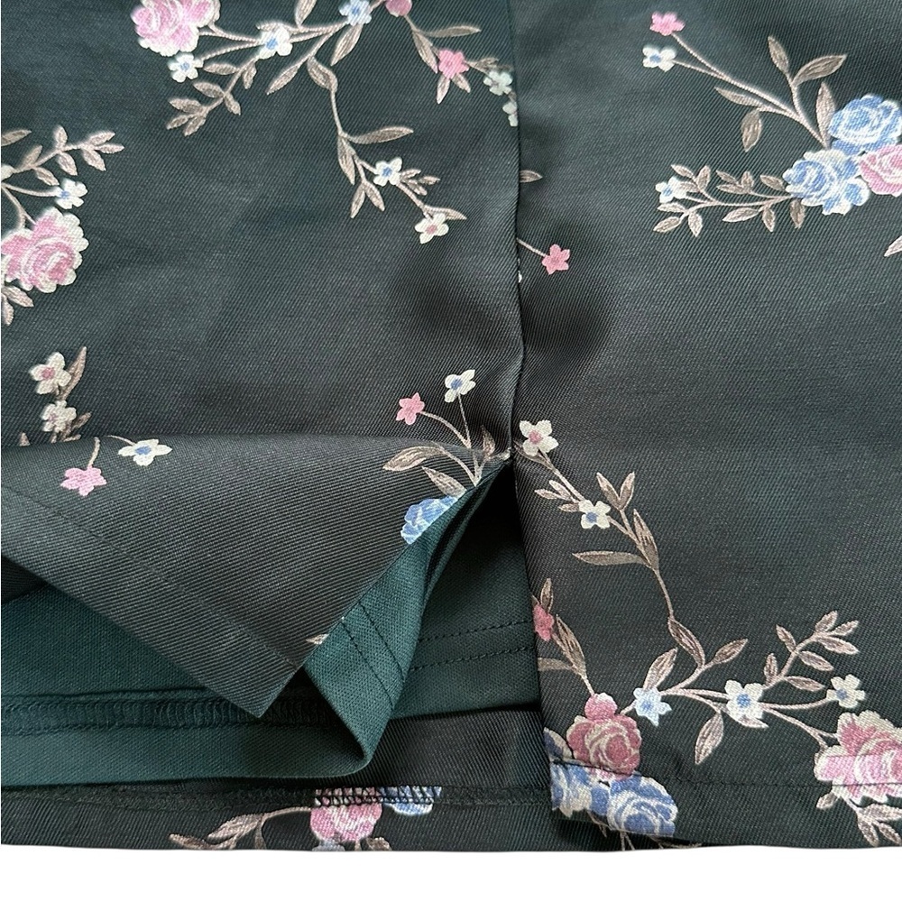 Lulus Made For Romance Navy Blue Floral Jacquard Sleeveless Mini Dress Size S - Picture 9 of 17